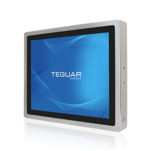 Monitor resistente al agua - TSD-45-19 - Teguar - TFT-LCD / con tecnología capacitiva proyectada / con pantalla táctil resistiva
