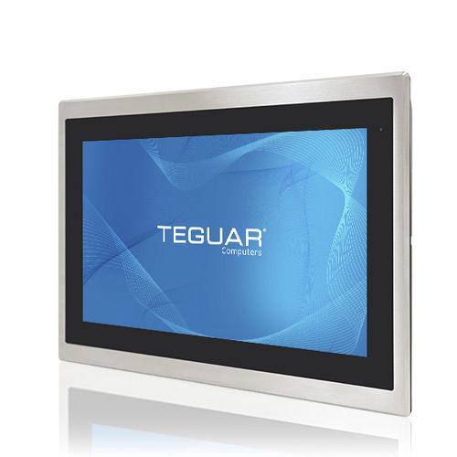 Panel PC de LCD - TSP-5645-16 - Teguar - pantalla táctil capacitiva PCAP / con pantalla táctil resistiva / 15,6"