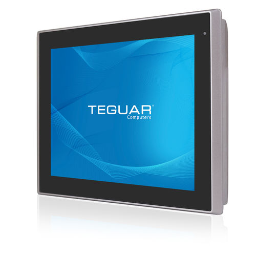Panel PC de LCD - TP-5045-17 - Teguar - pantalla táctil capacitiva PCAP / con pantalla táctil resistiva / 17"