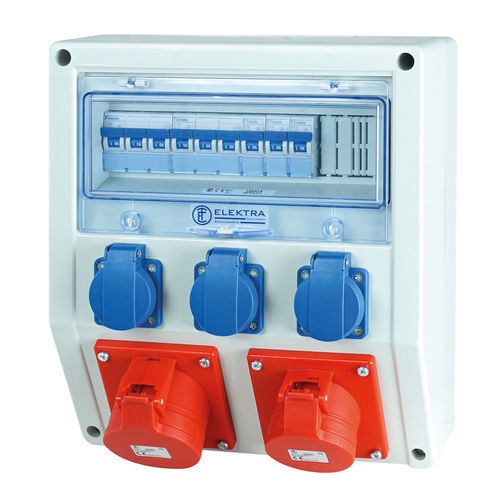 Caja eléctrica con toma de corriente - ESTK series - ELEKTRA TAILFINGEN Schaltgeräte GmbH & Co. KG - de distribución / equipada / de pared
