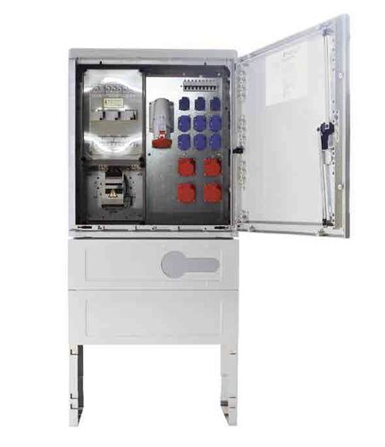 Unidad de distribución de alimentación IP44 - ELEKTRA TAILFINGEN Schaltgeräte GmbH & Co. KG - para camping y marina