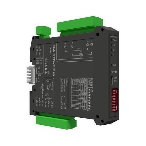 Contador de energía eléctrica monofásico - QA-POWER-M - qeed - en riel DIN / RS-485 / Modbus