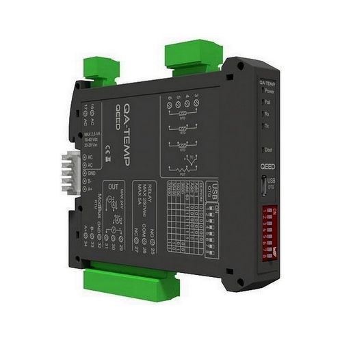 Convertidor de señal universal - QA-TEMP - qeed - regulador de temperatura / en riel DIN / con aislamiento galvánico