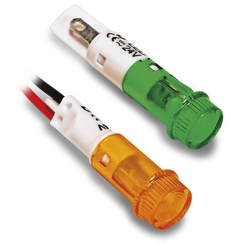 Indicador luminoso permanente - D-201 - DELECSA - LED / montado en panel / IP64