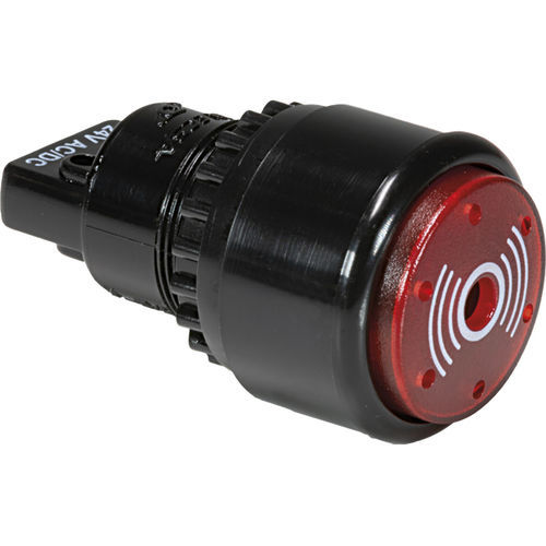Avisador zumbador IP54 - D-704 - DELECSA - para montar sobre panel / con avisador luminoso de LED