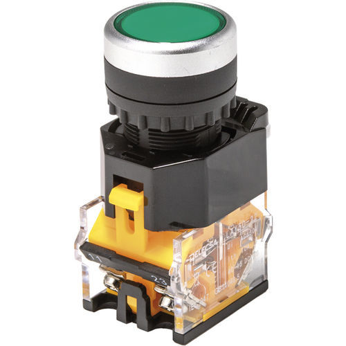 Botón pulsador de muelle - D-7500 - DELECSA - resistente a los UV / IP55 / robusto