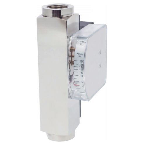 Caudalímetro de área variable - DWM/A-L - Meister Strömungstechnik GmbH - volumétrico / para gas / DN25 - 1"