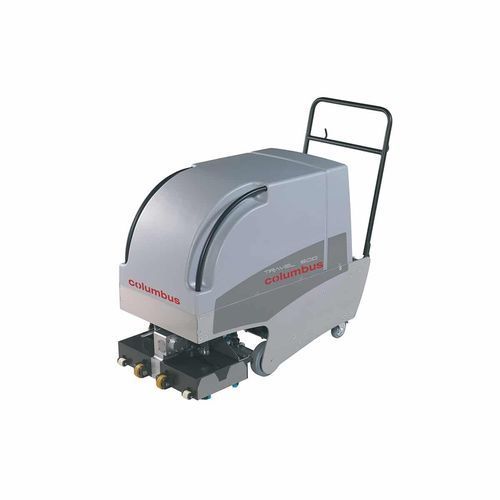 Barredora aspiradora con operador a pie - travel 600 - columbus - eléctrica / de desechos / para escaleras mecánicas