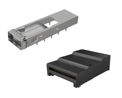Conector de datos - FCI - PCB / QSFP-DD / de soldar