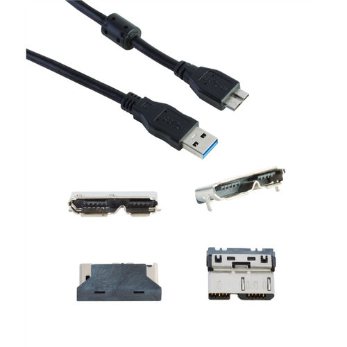Conector de datos - Type B - FCI - micro USB / USB / rectangular