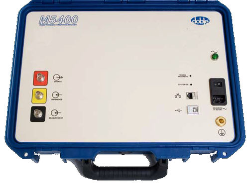 Analizador de red eléctrica - M5000 series  - Doble Engineering Company - de respuestas en frecuencia / portátil