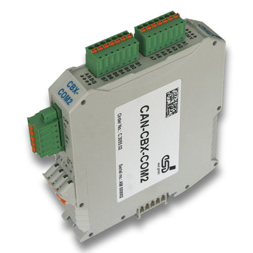Módulo de interfaz RS-485 - CAN-CBX-COM2 - esd electronics gmbh - CAN Bus / CANopen / RS-232