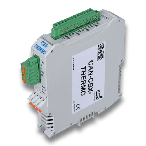 Módulo de entrada analógico - CAN-CBX-Thermo - esd electronics gmbh - CANopen / CAN Bus / de 4 E