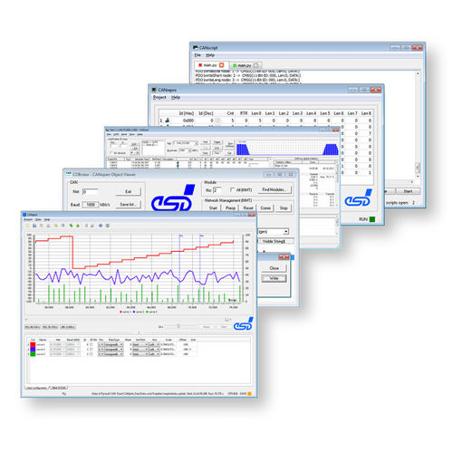 Software de análisis - CAN Tools - esd electronics gmbh - de desarollo / de red CAN / Windows