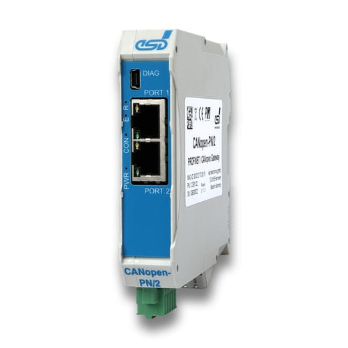 Pasarela de comunicación - CANopen-PN/2 - esd electronics gmbh - industrial / ProfiNet / CANopen