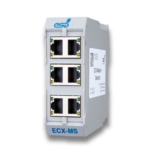 Selector de redes industrial - ECX-Master-Selector - esd electronics gmbh - maestro / para montaje sobre riel DIN / EtherCAT