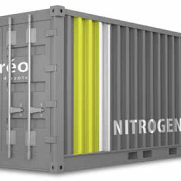 Generador de nitrógeno puro - Contenair Azote - AIRTECH & OENOMECA - ultrapuro / para aplicaciones de alta pureza / inerte