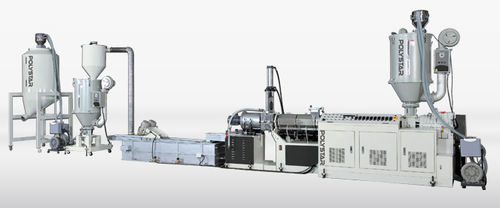 Línea de extrusión de reciclaje de plásticos - TR-V series - Polystar Machinery Co., Ltd. - para HDPE