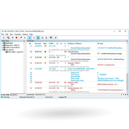Software de análisis - J1939 Module - IXXAT Automation - para prueba / de gestión y de configuración de red / de base de datos