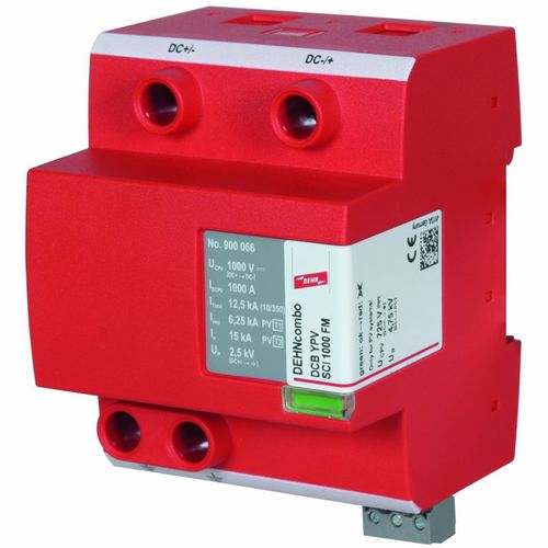 Protector de sobretensión de tipo 2 - DCB YPV  series - DEHN + SÖHNE - de tipo 1 / para alimentación eléctrica / para instalación fotovoltaica