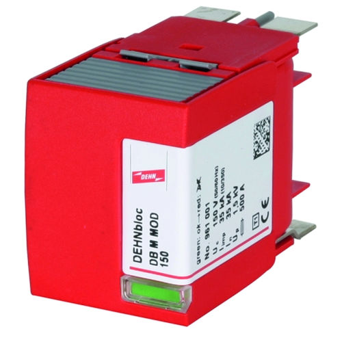 Protector de sobretensión de tipo 1 - DB M MOD series - DEHN + SÖHNE - para alimentación eléctrica / de instalación eléctrica / con indicador de defectos