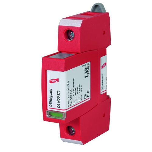 Protector de sobretensión de tipo 2 - DG S series - DEHN + SÖHNE - para alimentación eléctrica / de instalación eléctrica / unipolar
