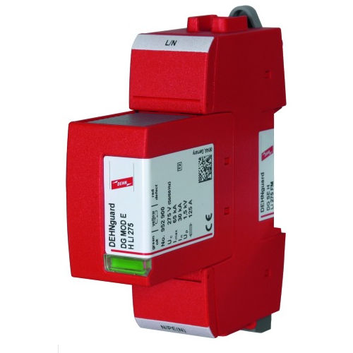 Protector de sobretensión de tipo 2 - DG SE H  series - DEHN + SÖHNE - para alimentación eléctrica / de instalación eléctrica / unipolar