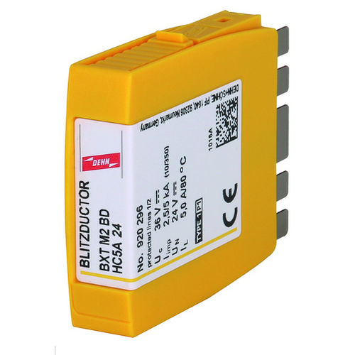 Protector de sobretensión de tipo 1 - BXT M2 BD HC5A 24 - DEHN + SÖHNE - para aplicaciones de telecomunicaciones / combinado / 2 polos