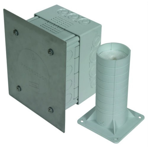 Caja de conexiones al ras - TSKS WDVS 185X140X88 AH50.200 K V2A - DEHN + SÖHNE - resistente al agua / de acero inoxidable / con prensaestopas