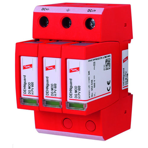 Protector de sobretensión de tipo 2 - DG M YPV 1500 FM - DEHN + SÖHNE - para instalación fotovoltaica / modulable / en riel DIN