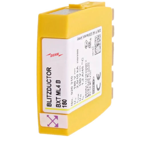 Protector de sobretensión de tipo 1 - BXT ML4 B 180 - DEHN + SÖHNE - para redes de telecomunicaciones / combinado / 4 polos