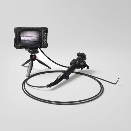 Video-endoscopio flexible - VUCAM D - VIZAAR - para inspección de motor a turbina / para cámara / para productos alimentarios
