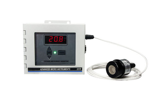 Detector de gas - MODEL 221R w/remote - Advanced Micro Instruments - de nitrógeno / de oxígeno / de dióxido de carbono
