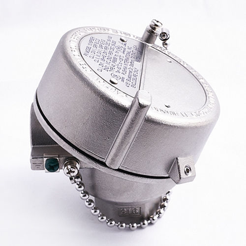 Cabeza de conexión de acero inoxidable - 1116PSEH - PUSHNA INTERNATIONAL - para sensor de temperatura / termopar / antideflagrante