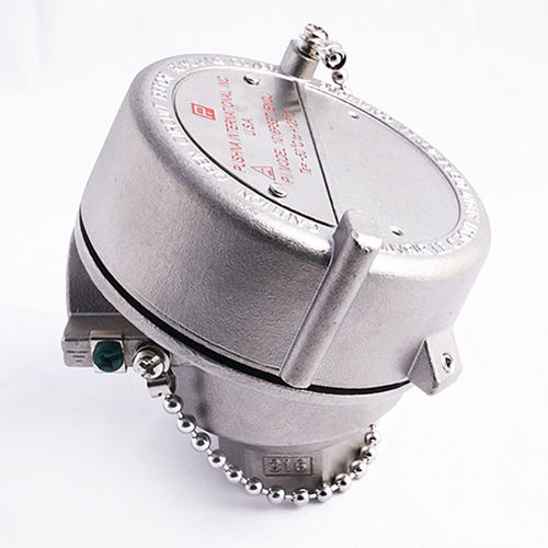 Cabeza de conexión para sensor de temperatura - 1114PSET - PUSHNA INTERNATIONAL - termopar / de acero inoxidable / antideflagrante