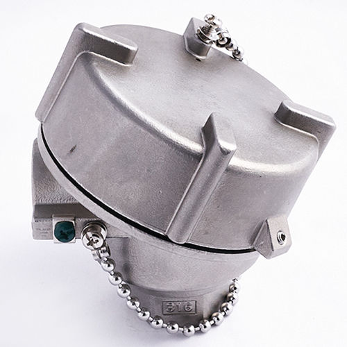 Cabeza de conexión para sensor de temperatura - 1114PST - PUSHNA INTERNATIONAL - termopar / de acero inoxidable / antideflagrante