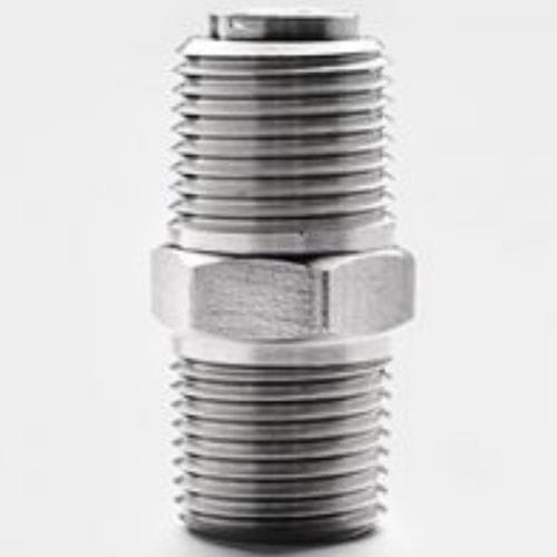 Empalme de acero inoxidable - 3506 - PUSHNA INTERNATIONAL - roscado / hexagonal / NPT