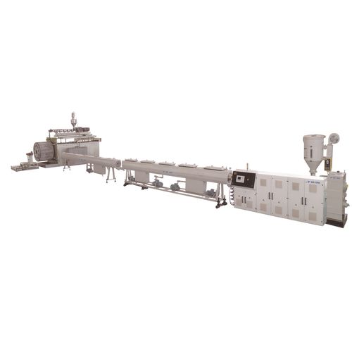 Línea de extrusión para tubos de pared hueca - ZKCR series - Jiangsu Xinrongplas Machinery Co., Ltd - multicapas / monoestrato / refrigerada con agua