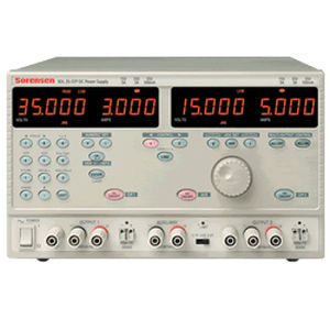 Alimentación eléctrica benchtop - XDL  - AMETEK Programmable Power - DC / de tres salidas / de laboratorio