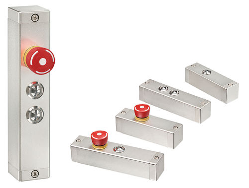 Caja montada en superficie - Rohde AG - rectangular / de acero inoxidable / para interruptores