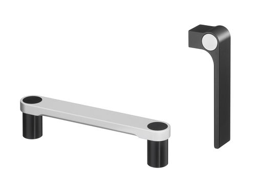 Manilla de puerta - HG - Rohde AG - de aluminio