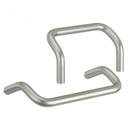 Manilla tubular - EM 12 - Rohde AG - de puerta / de acero inoxidable