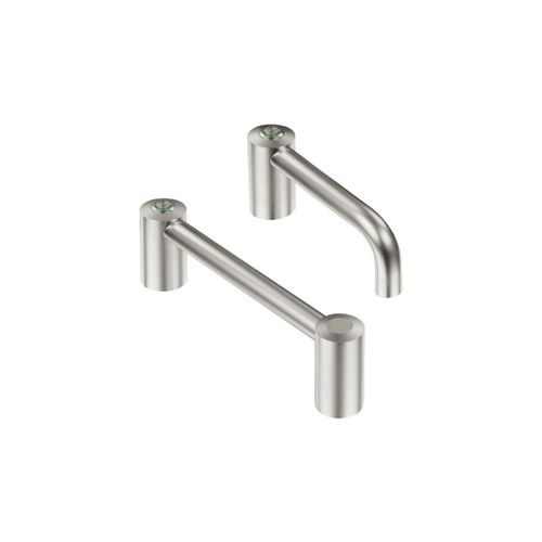 Manilla de puerta - FG15 - Rohde AG - de acero inoxidable / robusta / con pulsador