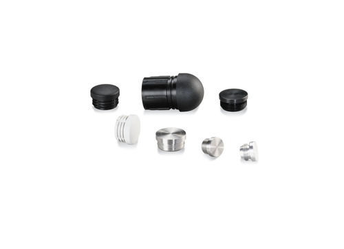 Tapón redondo - RK series - Rohde AG - macho / aluminio / para tuberías