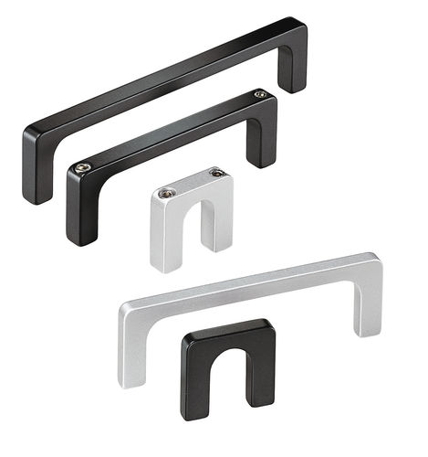 Manilla para cajón-rack de 19" - R - Rohde AG - para aparato / de aluminio / en U