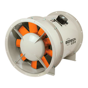 Ventilador de pared - HTP series - SODECA - de alta presión / de alta eficacia / axial