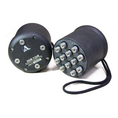 Transductor de ultrasonidos para ondas de cizalladura - M2102 - ACS-Solutions GmbH - con contacto / de onda longitudinal / baja frecuencia