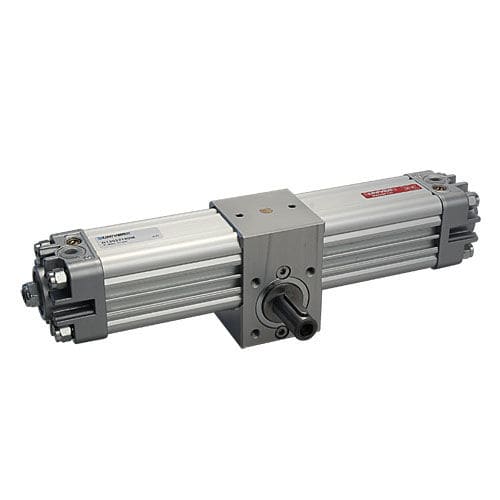 Actuador neumático - R series - UNIVER Group - rotativo / de piñón cremallera / de doble efecto