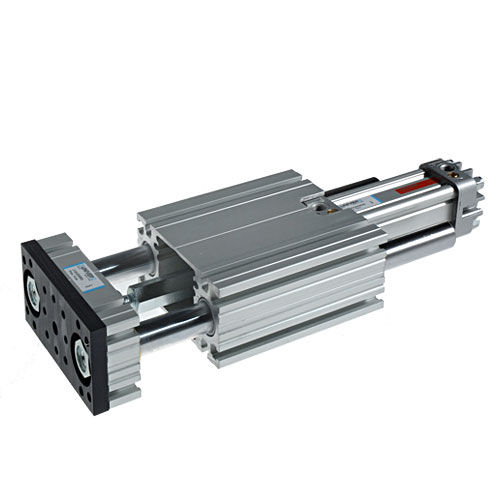 Unidad de guiado lineal de patín - J1 series - UNIVER Group - para cilindro / con riel / compacta