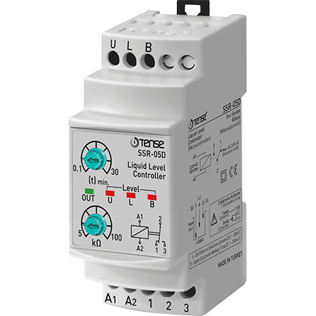 Relé de control de nivel - SSR-05D - Tense Electronic - en riel DIN / ajustable